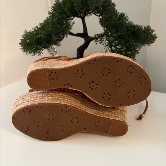 UGG Women's Brown Heeled Sandals - Picture 5 of 6